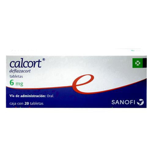 Calcort 6 Mg Con 20 Tabletas