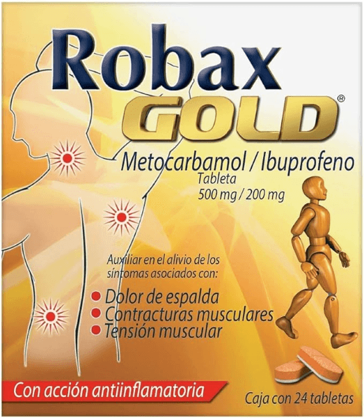 Robax Gold Con 24 Tabletas