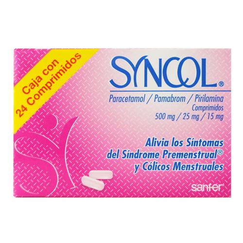 Syncol Con 24 Comprimidos