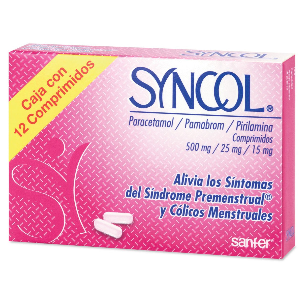 Syncol 500 / 25 / 15 Mg Comp 12