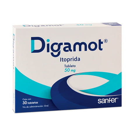 Digamot 50 Mg Con 30 Tabletas