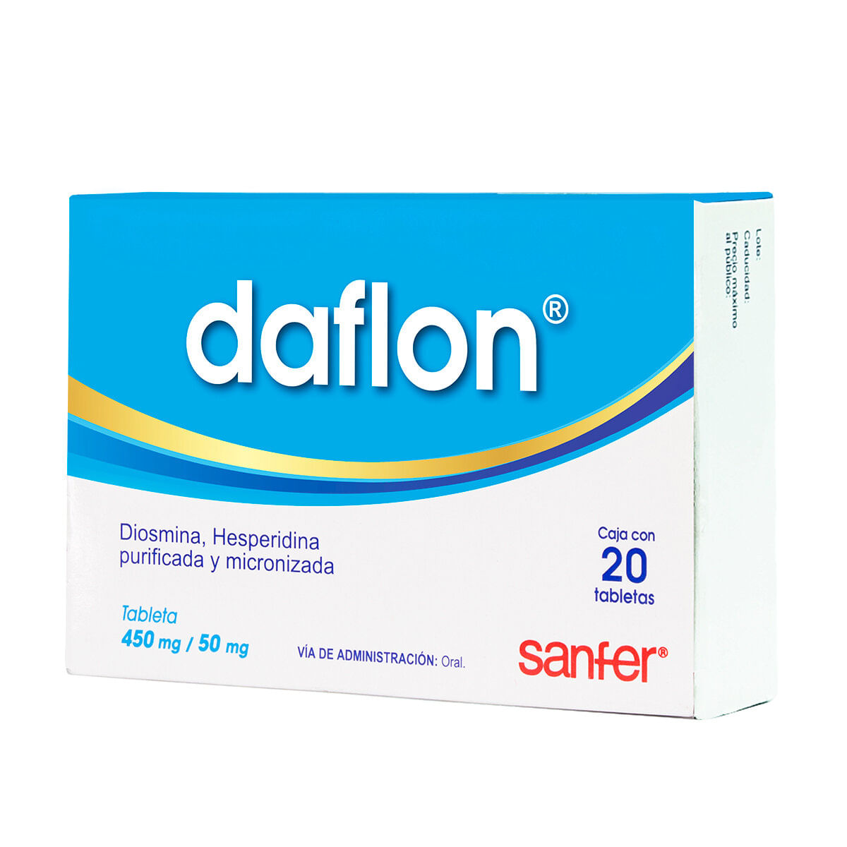 Daflon 500 Mg Con 20 Grageas