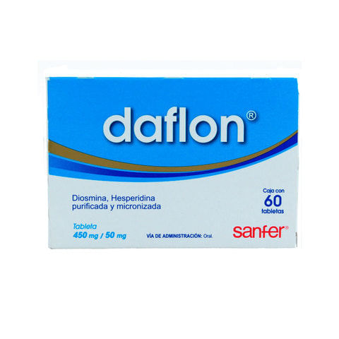 Daflon 450 / 50 Mg Con 60 Tabletas