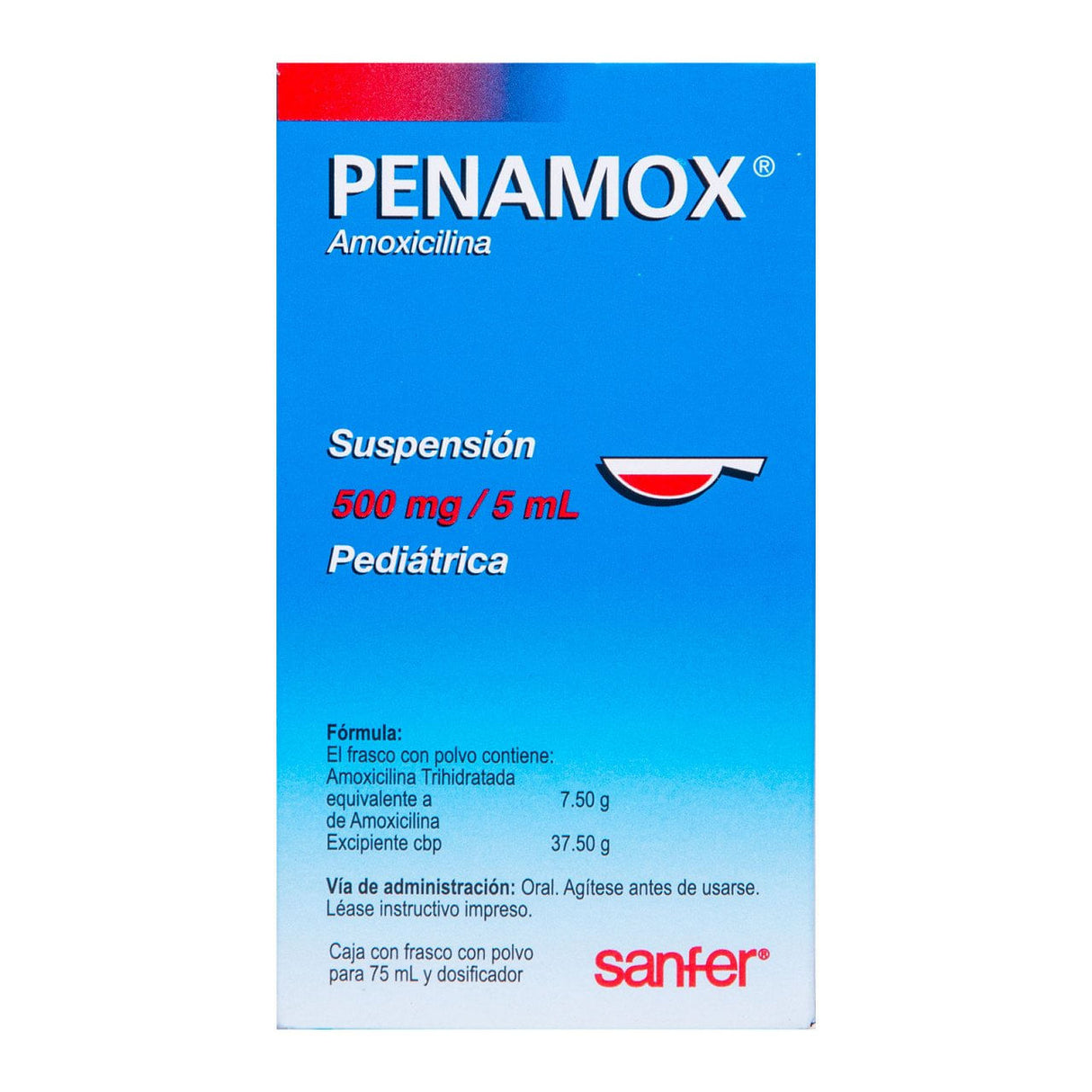 Penamox 500 Mg Suspension 75 Ml