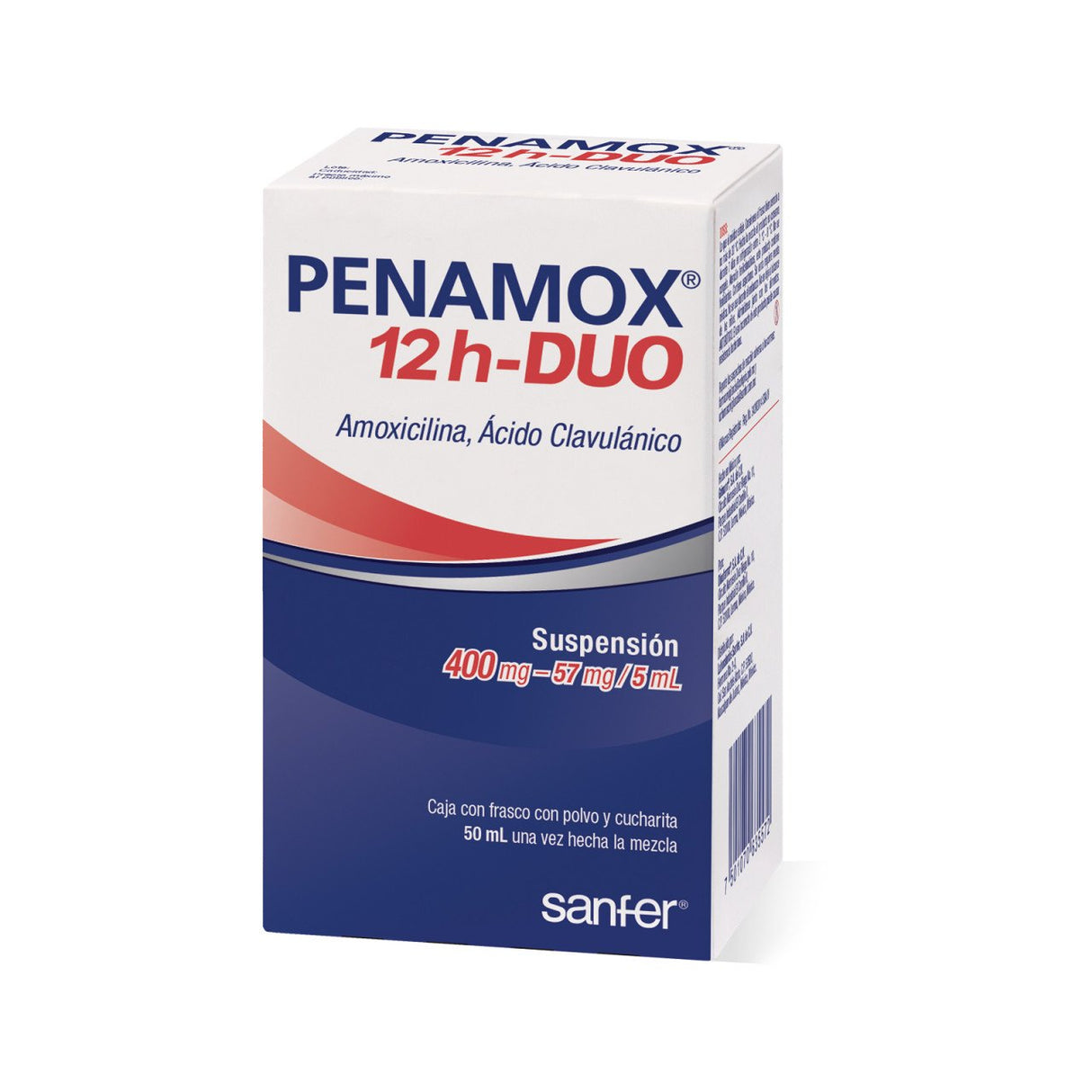 Penamox 12H-Duo 400-57 Mg / 5 Ml Frasco 50 Ml