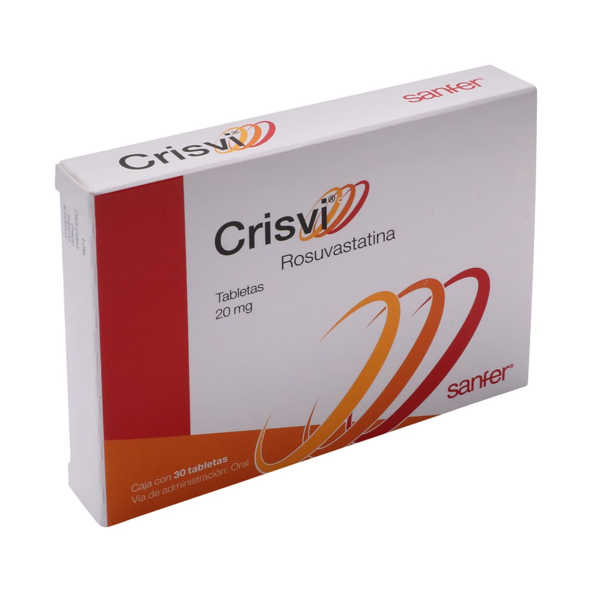 Crisvi 20 Mg Con 30 Tabletas