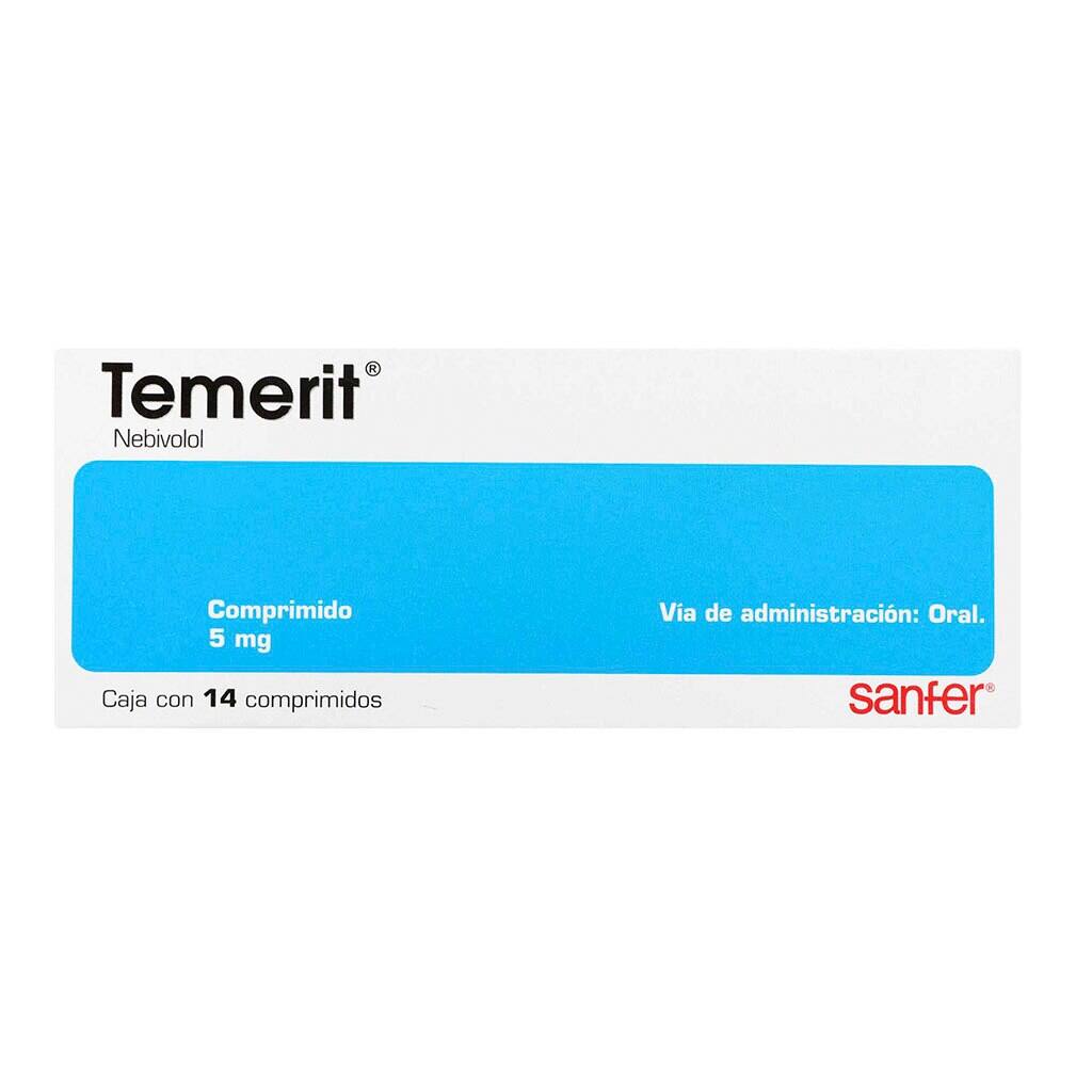 Temerit 5 Mg Con 14 Tabletas
