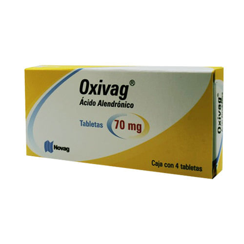 Acido Alendronico Oxivag 70 Mg Con 4 Tabletas