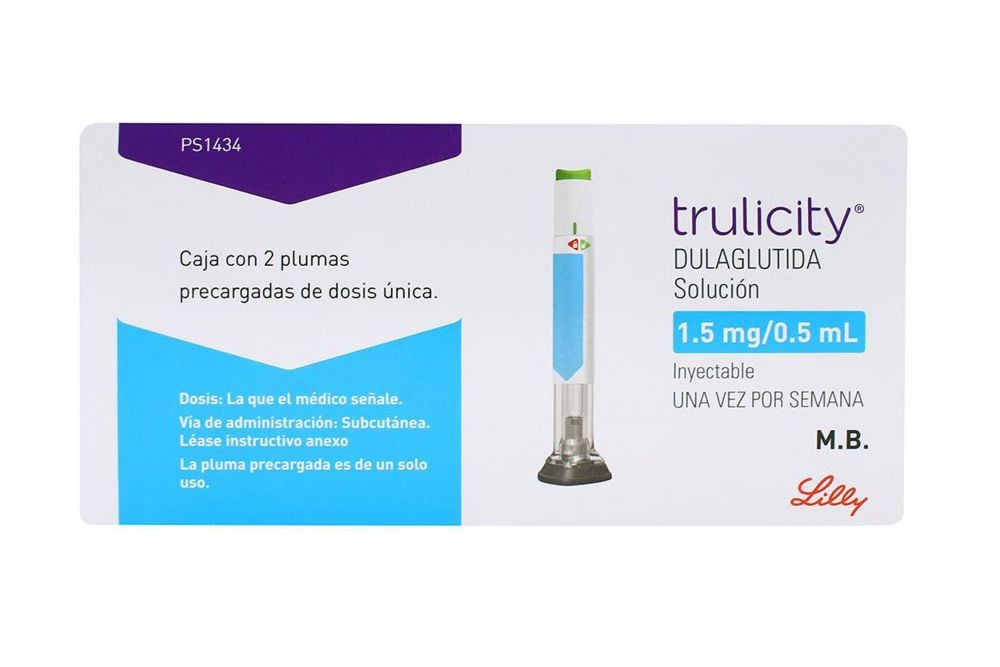 Trulicity 1.5 Mg 0.5 Ml Inyectable Caja Con 2