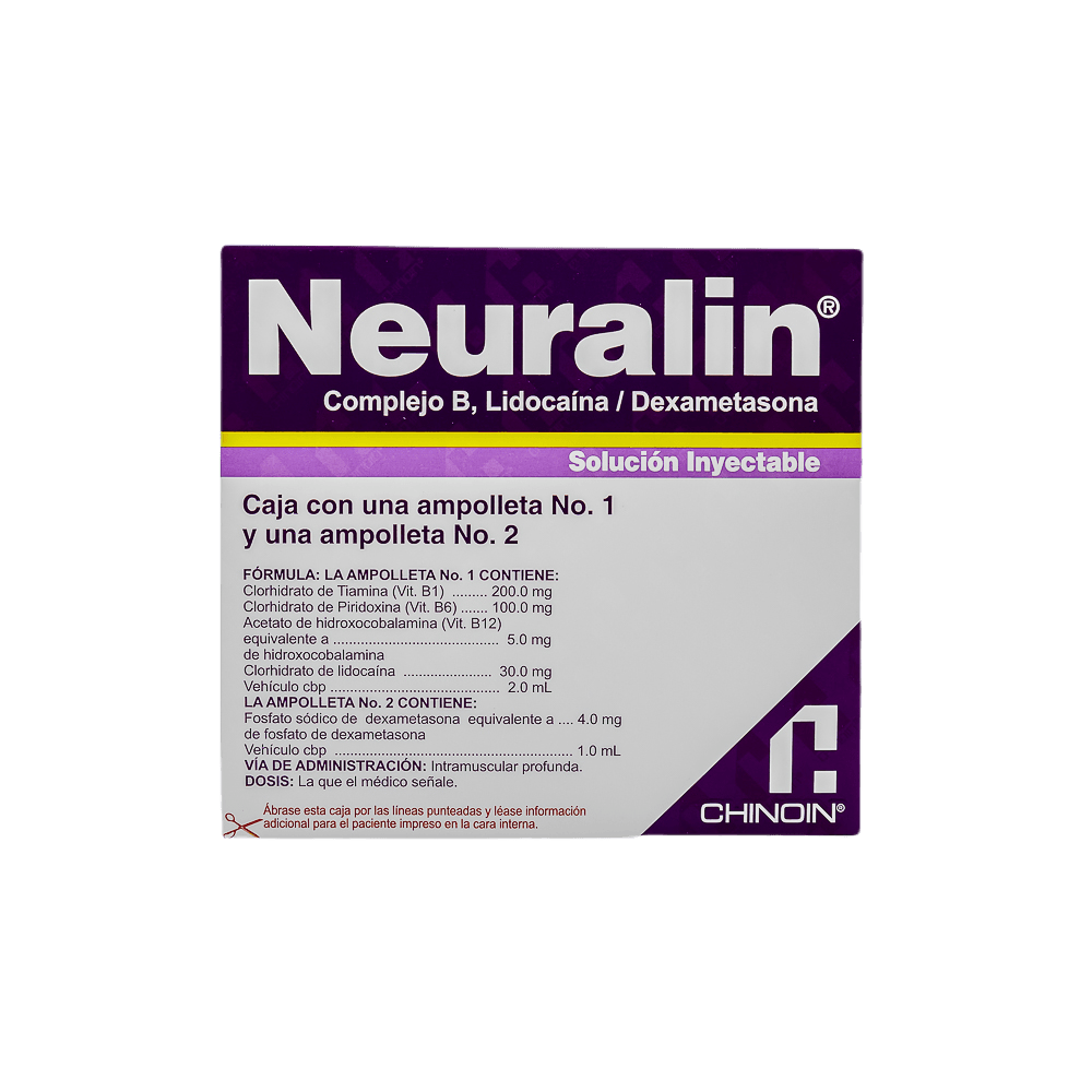 Neuralin Inyectable Con 2 Ampulas