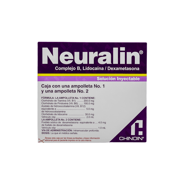 Neuralin Inyectable Con 2 Ampulas