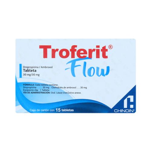 Troferit Flow 30 Mg / 30 Mg Con 15 Tabletas