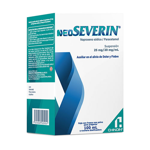 Neoseverin 25 / 20 Mg Suspension Polvo 100 Ml
