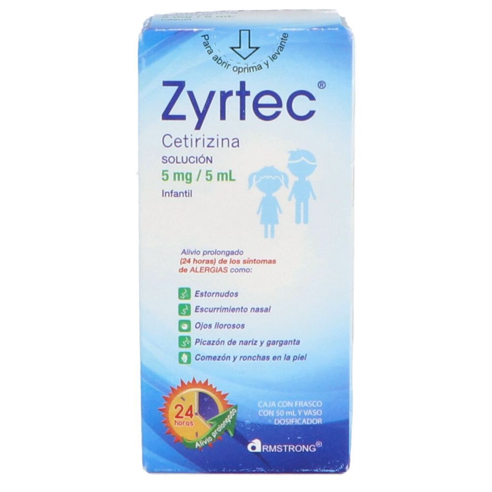 Zyrtec 5 Mg Inf Solución 50 Ml