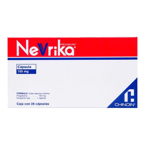 Nevrika 150 Mg Con 28 Capsulas