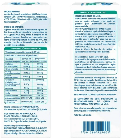 Benedual Sup Alim Suspension 8 Ml