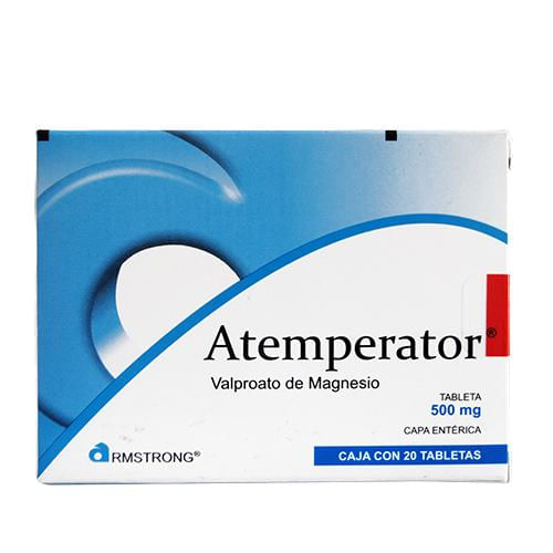 Atemperator 500 Mg Con 20 Tabletas