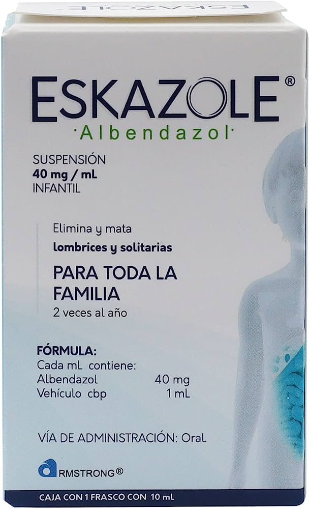 Eskazole 400 Mg Suspension Inf 10 Ml