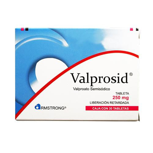 Valprosid 250 Mg Con 30 Tabletas
