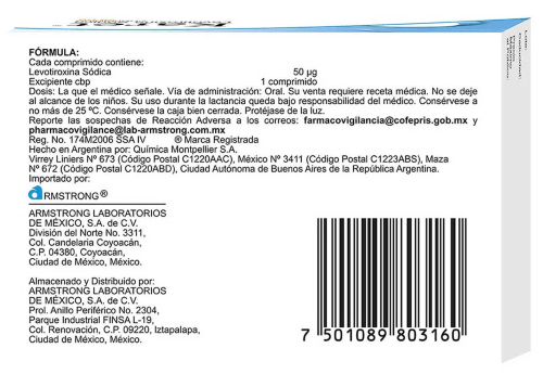 Karet 50 Ug Con 50 Comprimidos