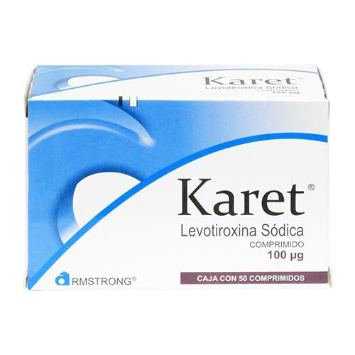 Karet 100 Ug Con 50 Comprimidos