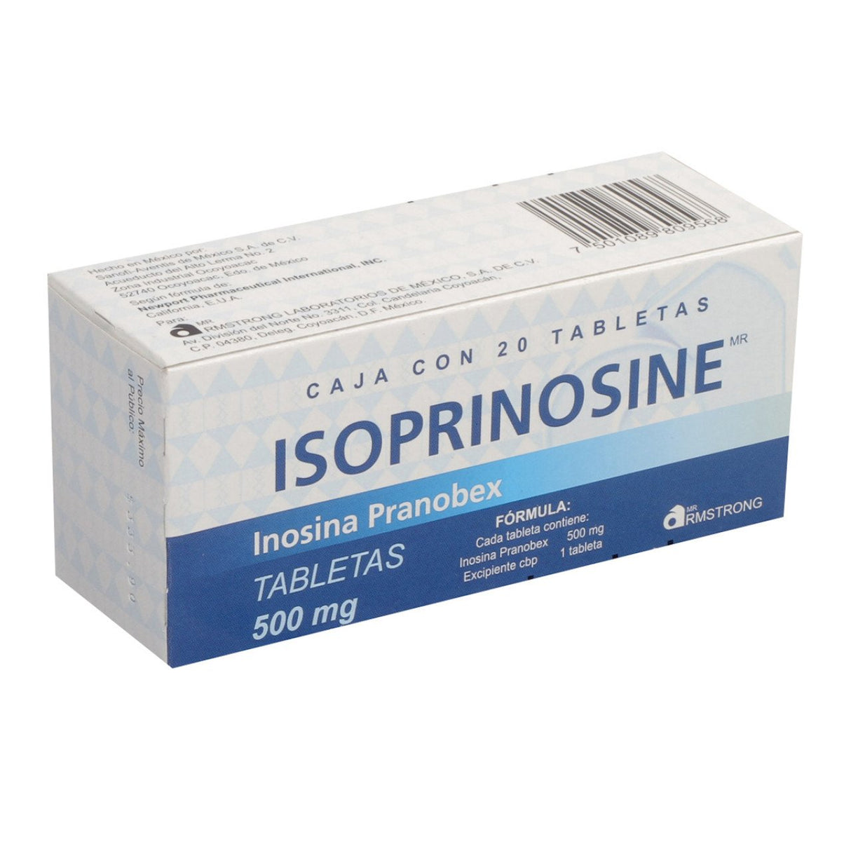 Isoprinosine 500 Mg Con 20