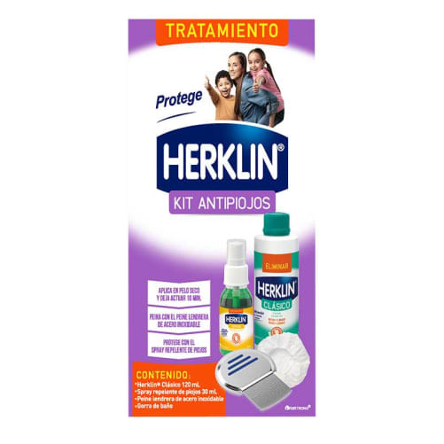 Kit Herklin Antipiojos 4 Pzs