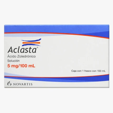 Aclasta Solución 5 Mg / 100 Ml Para Infusion