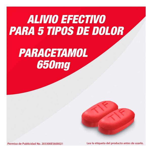 Tempra Forte 650 Mg Con 24