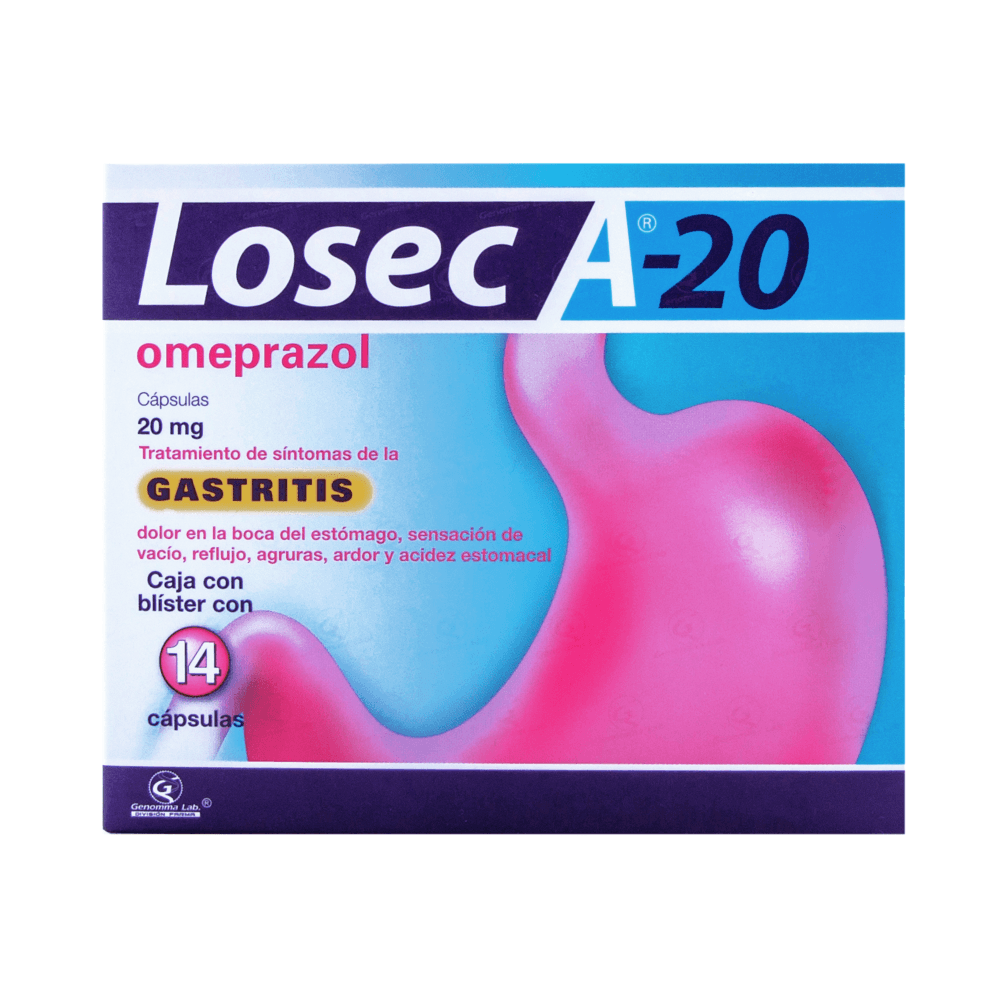 Losec A 20 Con 14 Capsulas