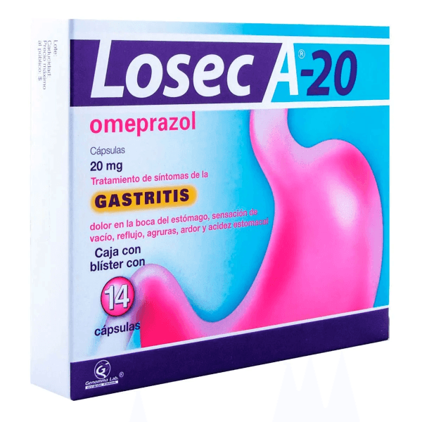 Losec A 20 Con 14 Capsulas