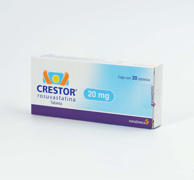Crestor 20 Mg Con 30 Tabletas