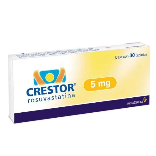 Crestor 5 Mg Con 30 Tabletas