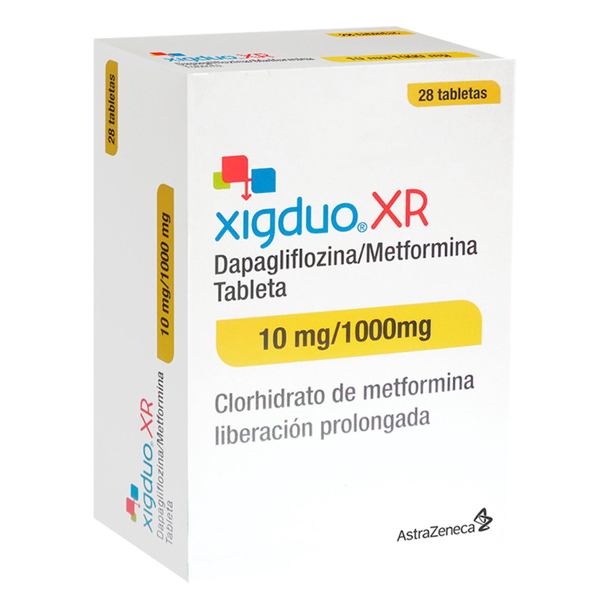 Xigduo Xr 10 / 1000 Mg Con 28 Tabletas