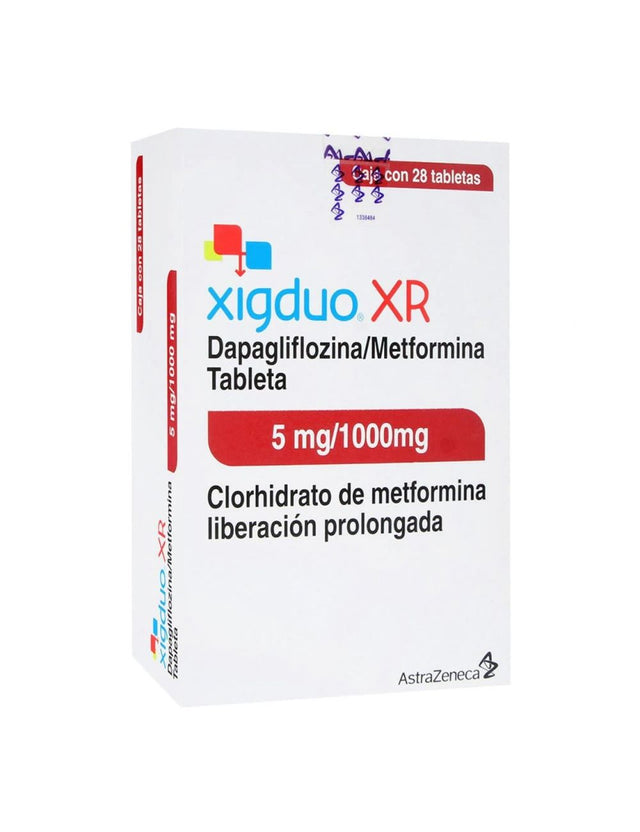Xigduo Xr 5 / 1000 Mg Con 28 Tabletas