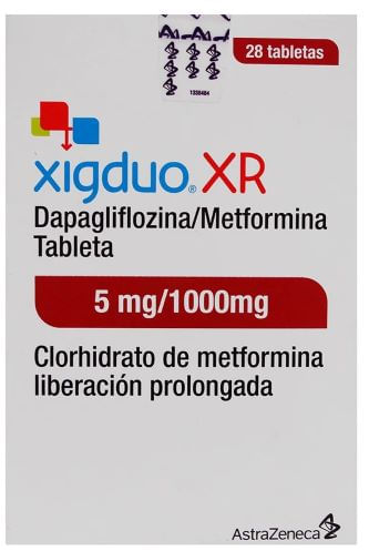 Xigduo Xr 5 / 1000 Mg Con 28 Tabletas