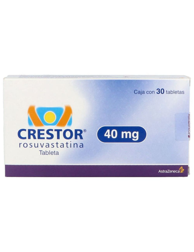 Crestor 40 Mg Con 30 Tabletas
