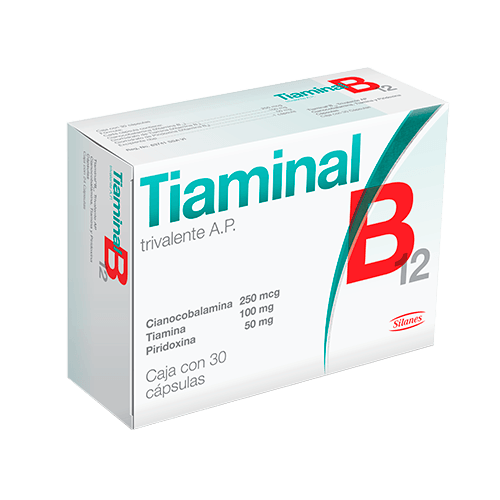 Tiaminal B-12 Triv-Ap Con 30 Capsulas