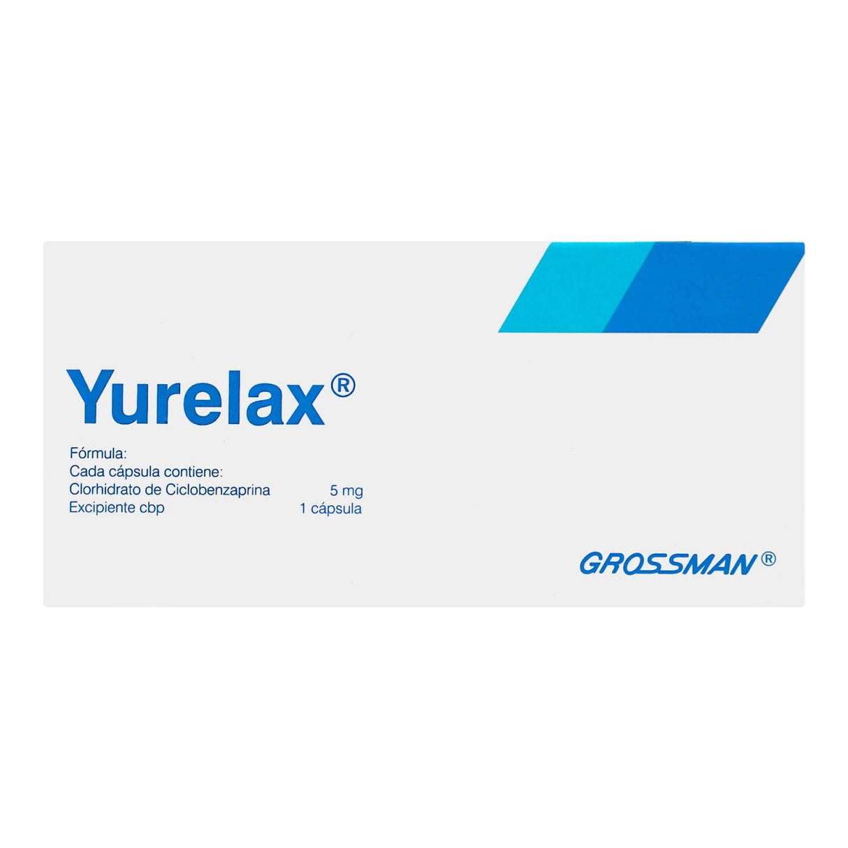 Yurelax 5 Mg Con 30 Capsulas Grossman