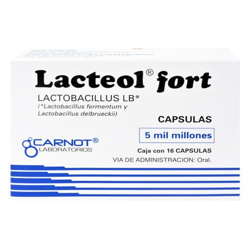 Lacteol Fort Con 16 Capsulas 5Mil Millones