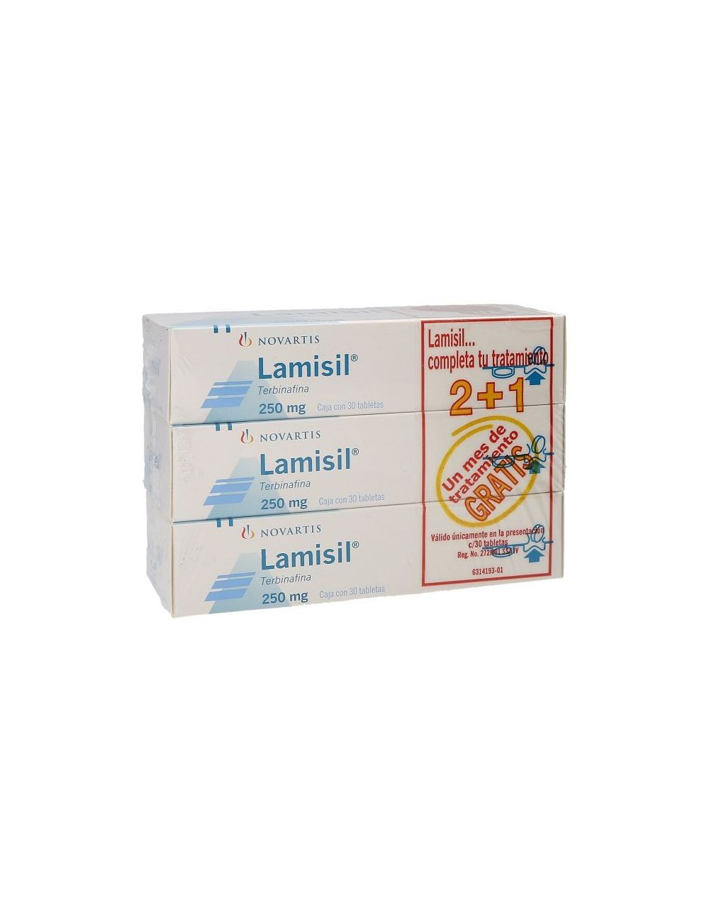 Lamisil 250 Mg Con 28 Comprimidos Paq Con 2+1