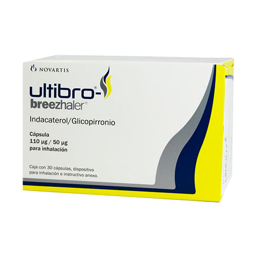 Ultibro Inhalad 100 / 50 Ug Con 30 Capsulas