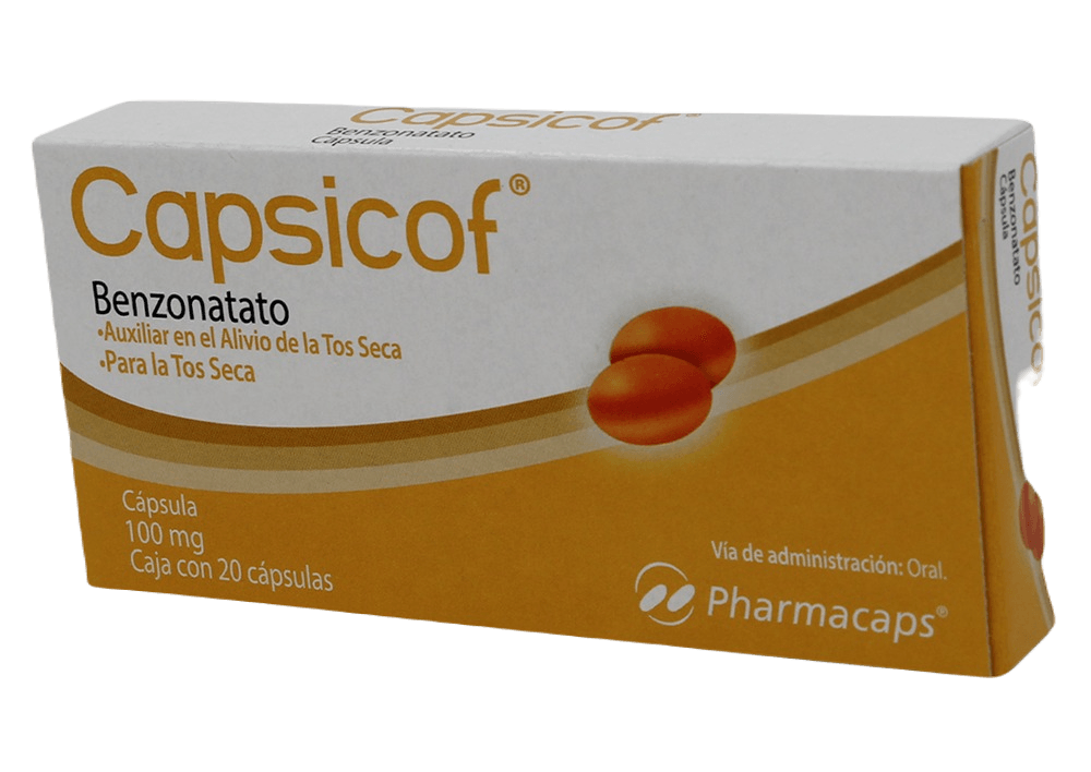 Benzonatato Capsulasicof 100 Mg Con 20 Capsulas