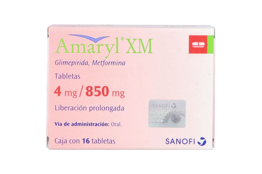 Amaryl Xm T 16 4 Mg / 850 Mg Lp