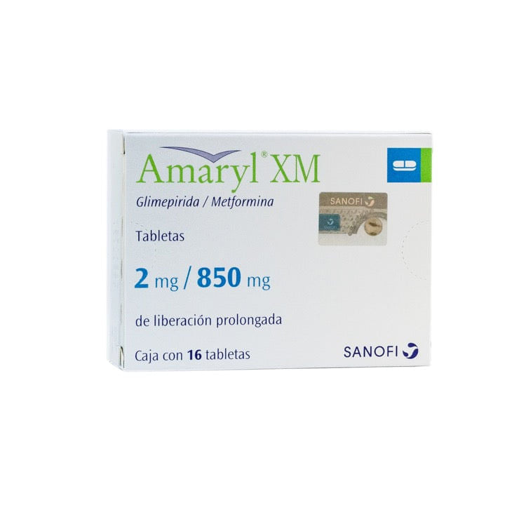 Amaryl Xm T 16 2 Mg / 850 Mg Lp