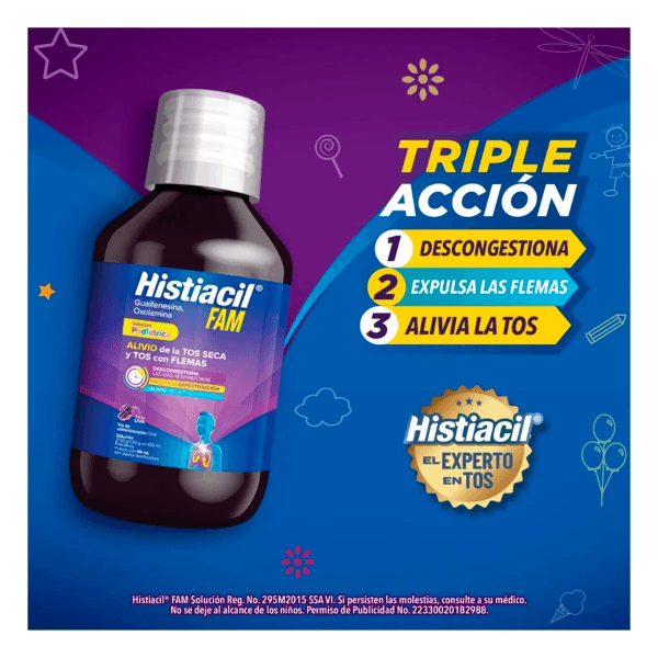 Histiacil Fam Ped Gotas Uva 60 Ml
