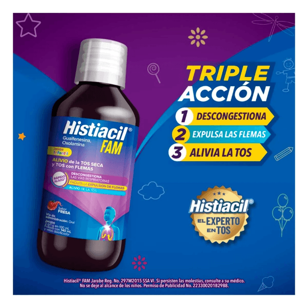 Histiacil Fam Infantil Jarabe 140 Ml