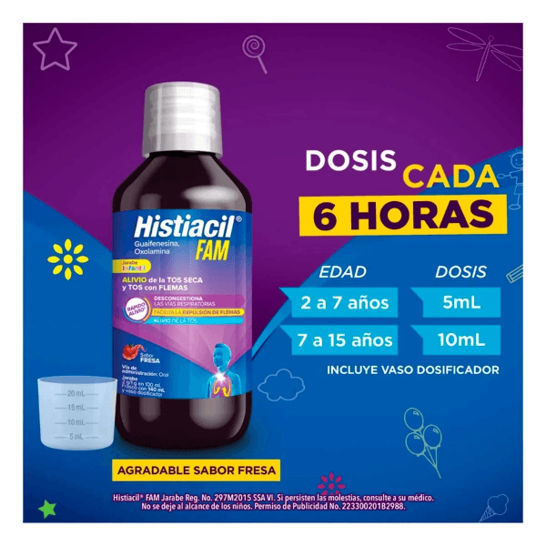 Histiacil Fam Infantil Jarabe 140 Ml