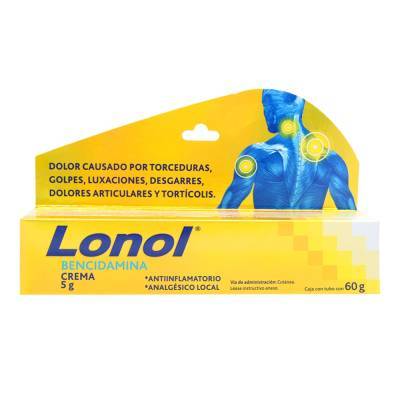 Lonol 5% Crema 60 Gr
