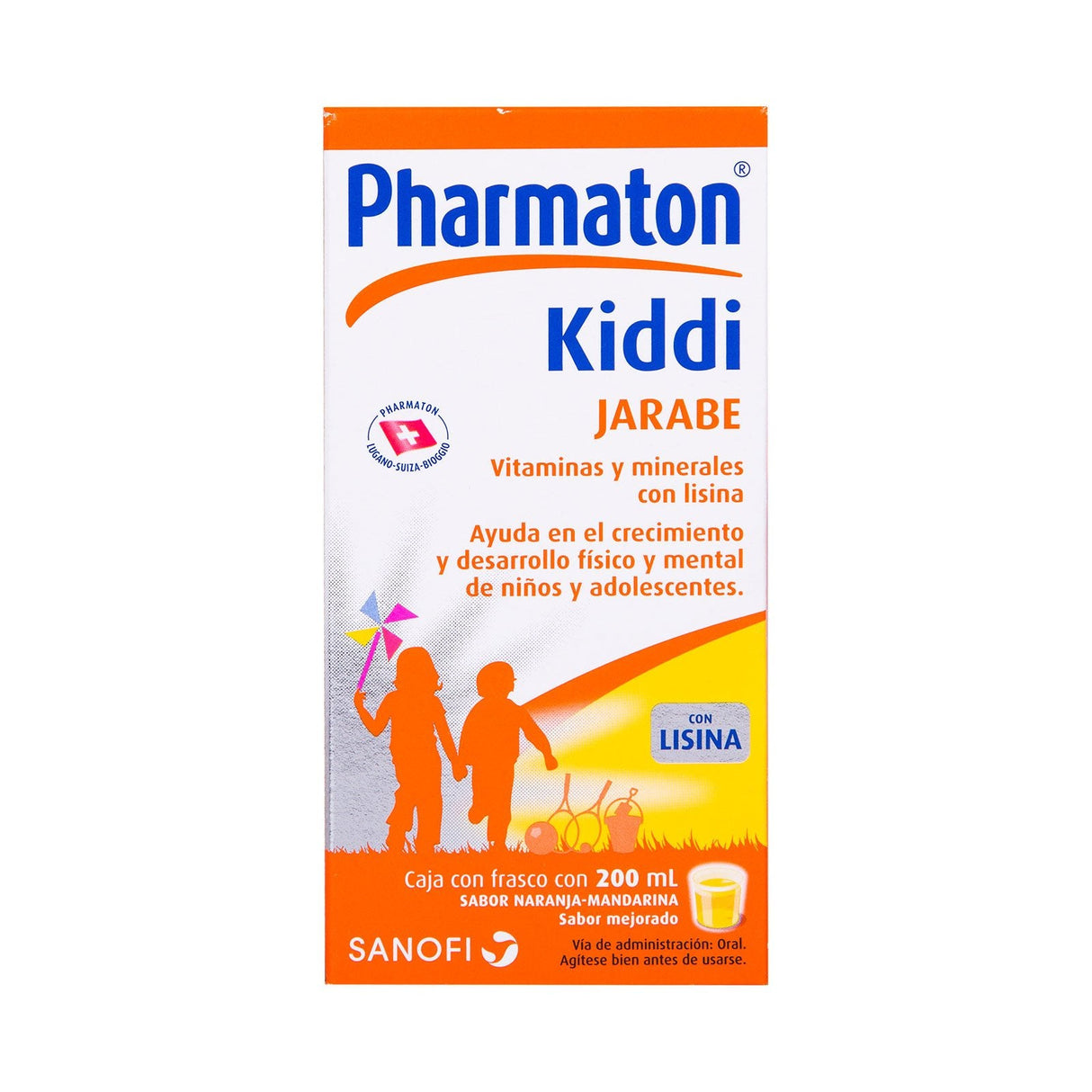 Kiddi Pharmaton Suspension Naranja-Man 200 Ml